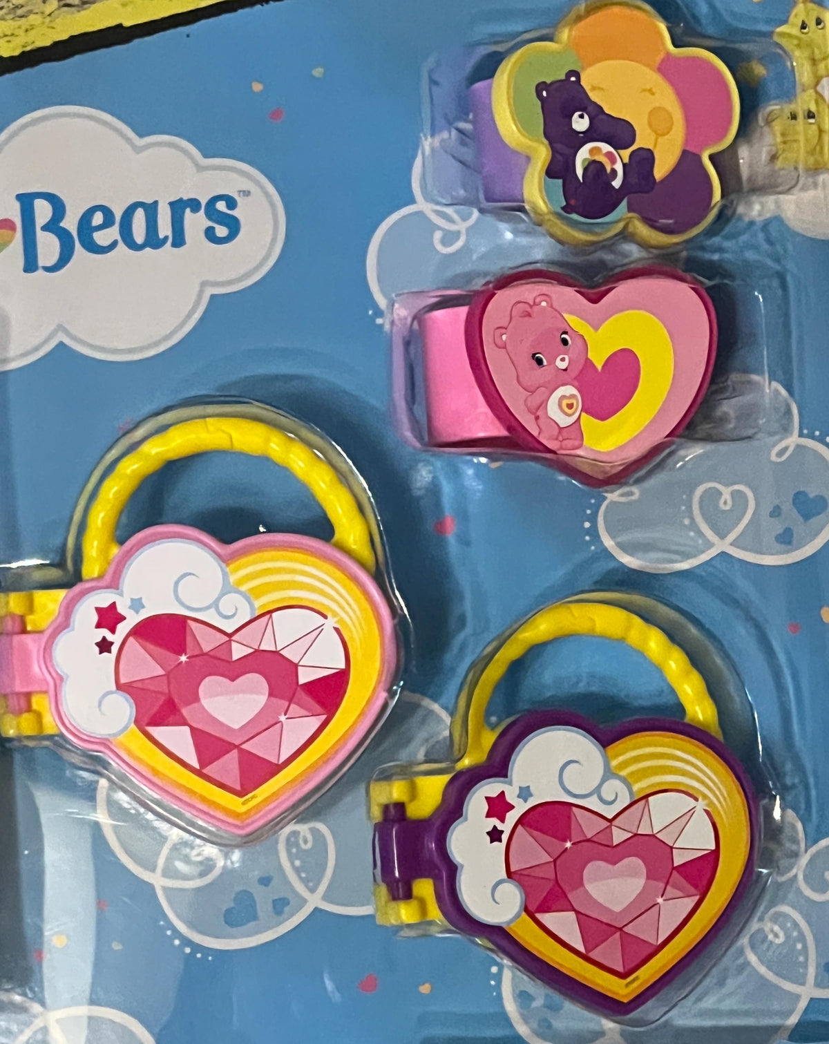 Wendy’s Care Bears / Tonka trucks  promotional store display with toys
