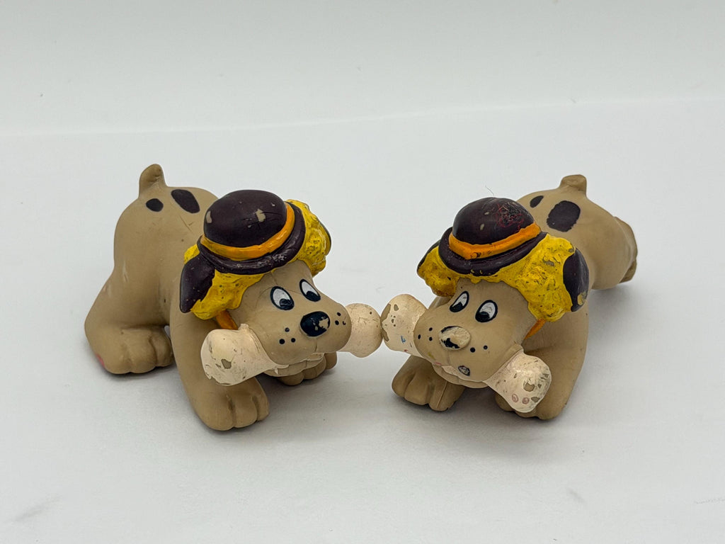 Vintage Tonka Pound Puppies Howler erasers set of 2