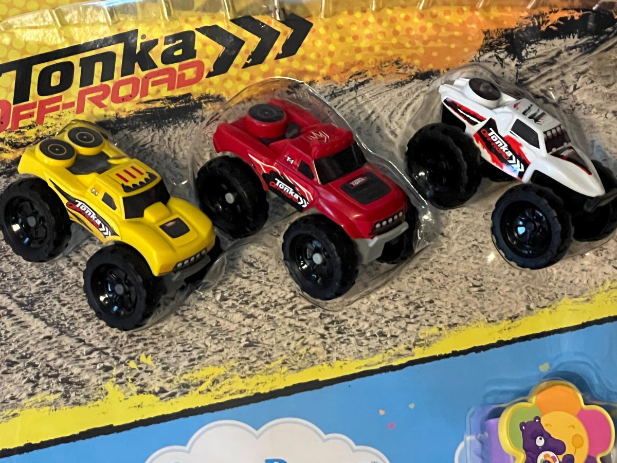 Wendy’s Care Bears / Tonka trucks  promotional store display with toys