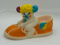Vintage Popples Puffball vinyl bath toy
