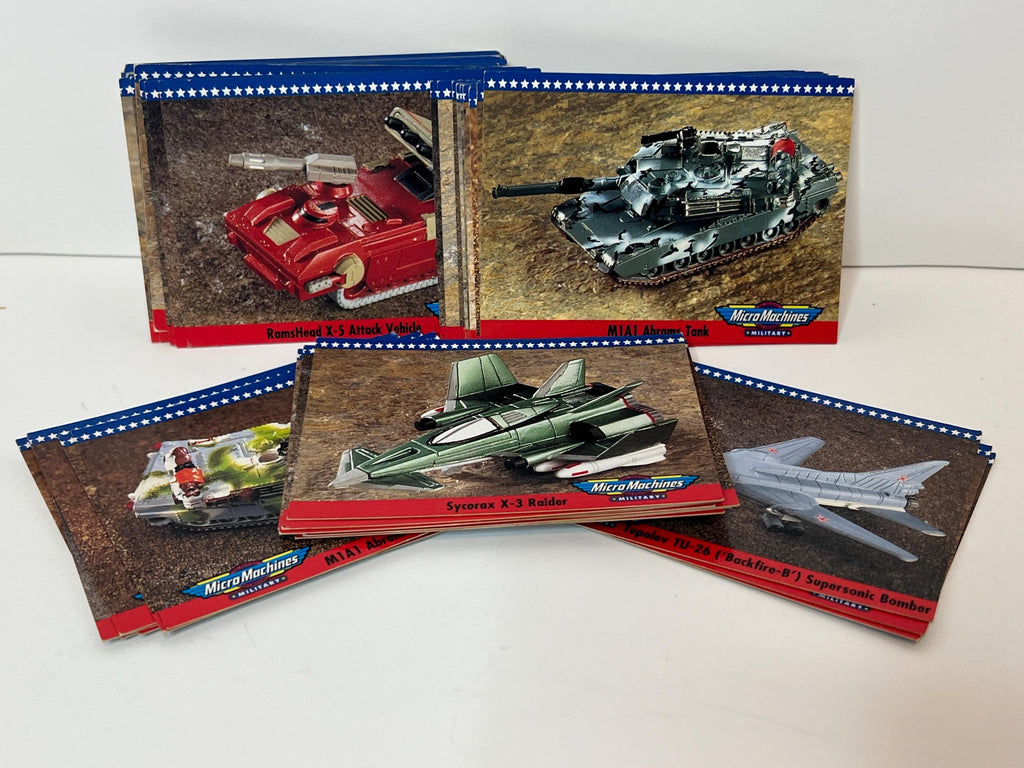 Vintage Micro Machine Freedom Force collector cards - 1 through 50