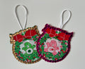 Handmade vintage Care Bears Good Luck Bear/ Love a Lot Bear  Christmas ornaments (2)