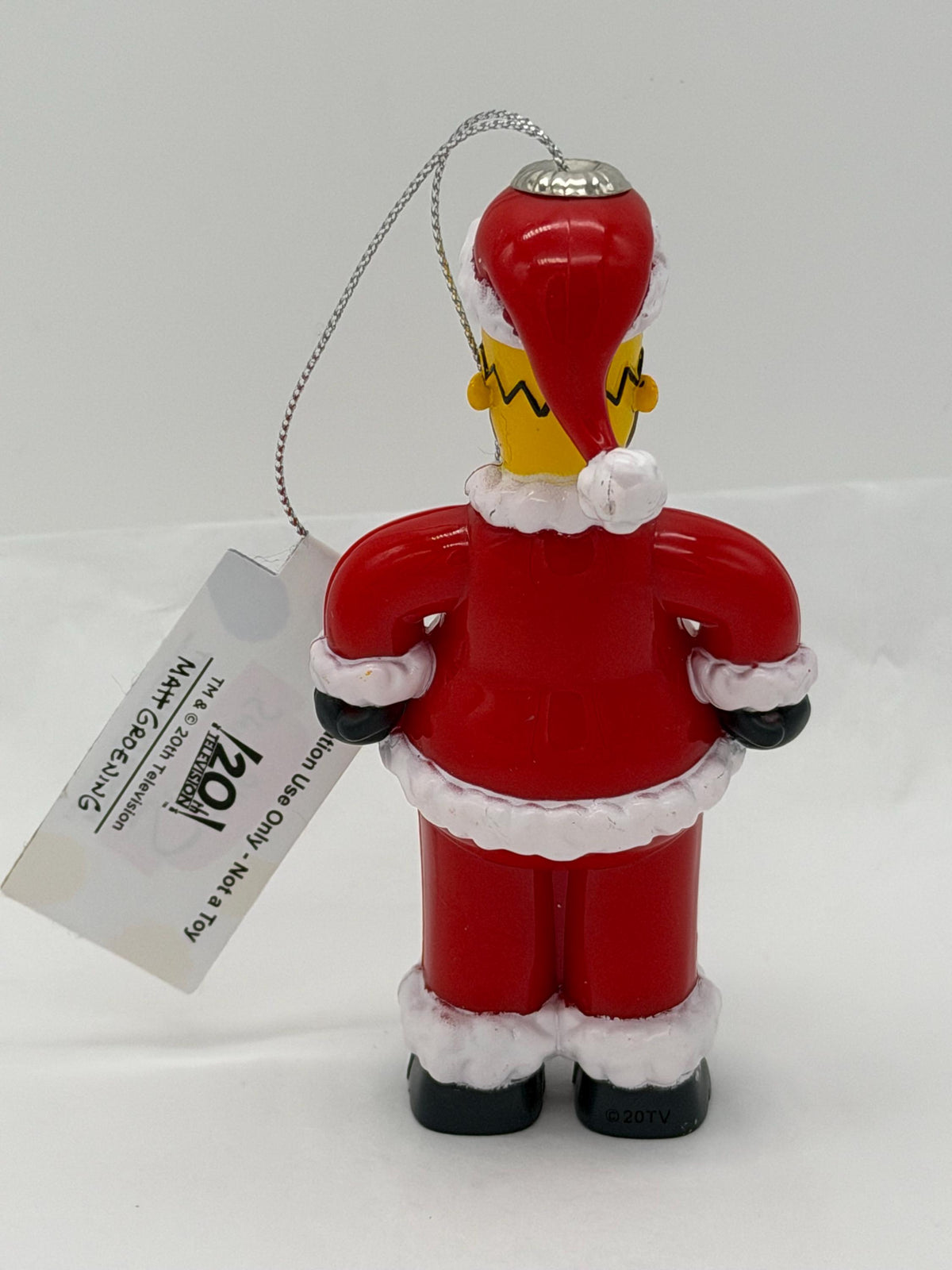 Simpsons Homer Simpson unshaved Santa Christmas Ornament