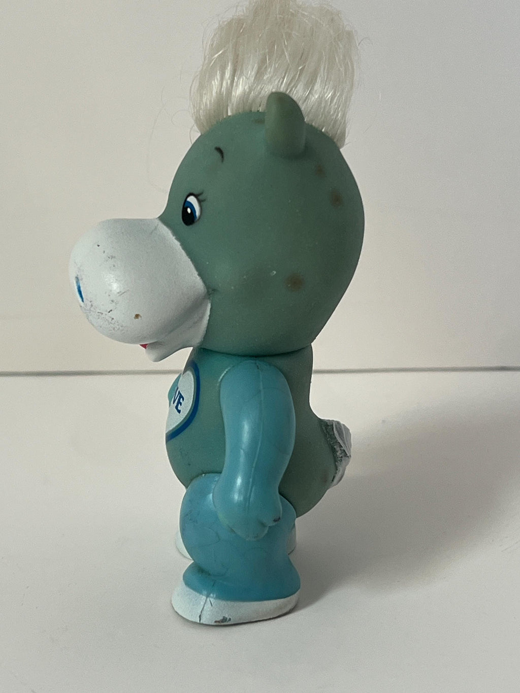 Vintage SOMA Love Pets Hippo poseable figure