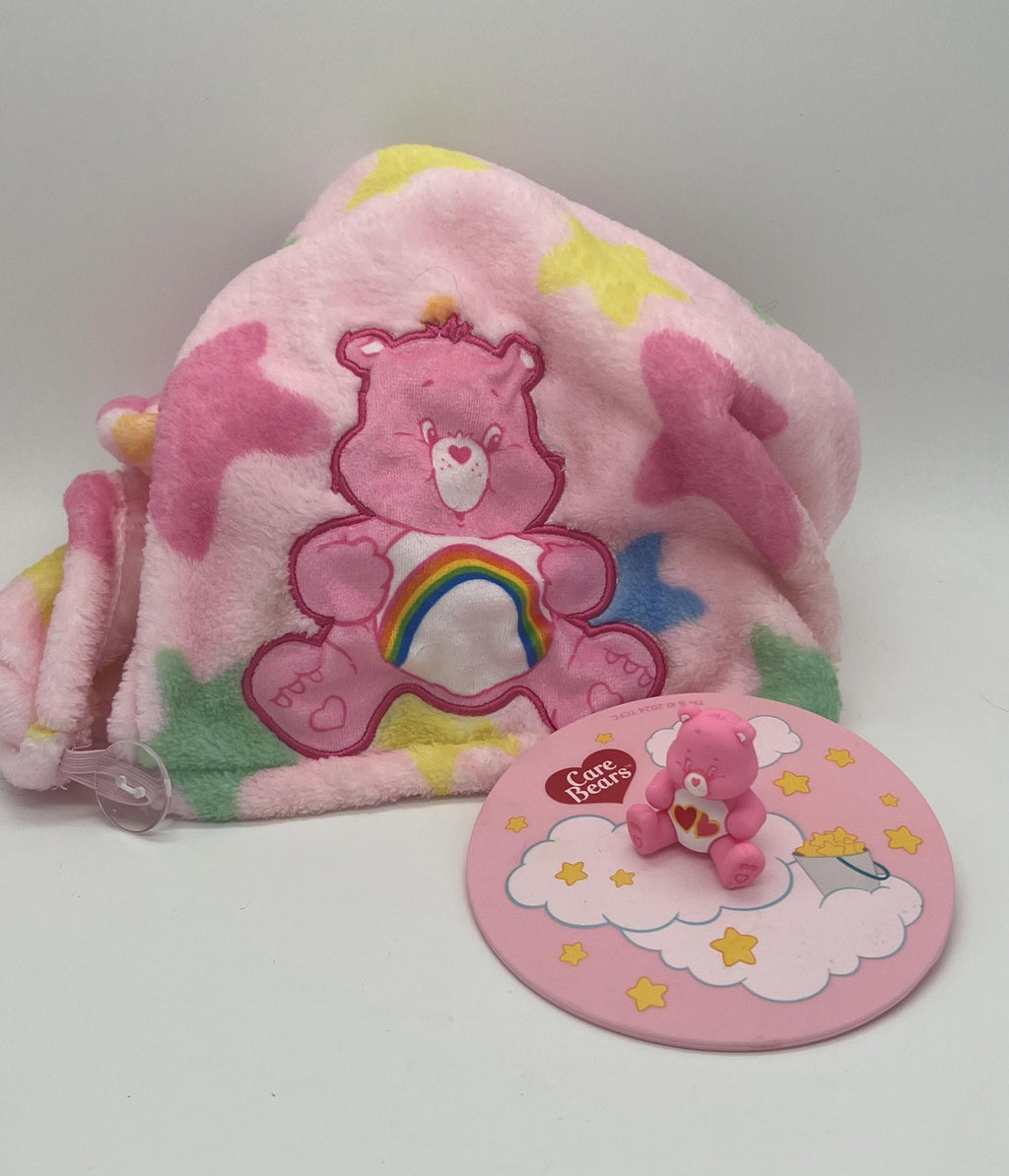Care Bears Cheer Bear Spa Set: Hair Bonnet & Mug Cover