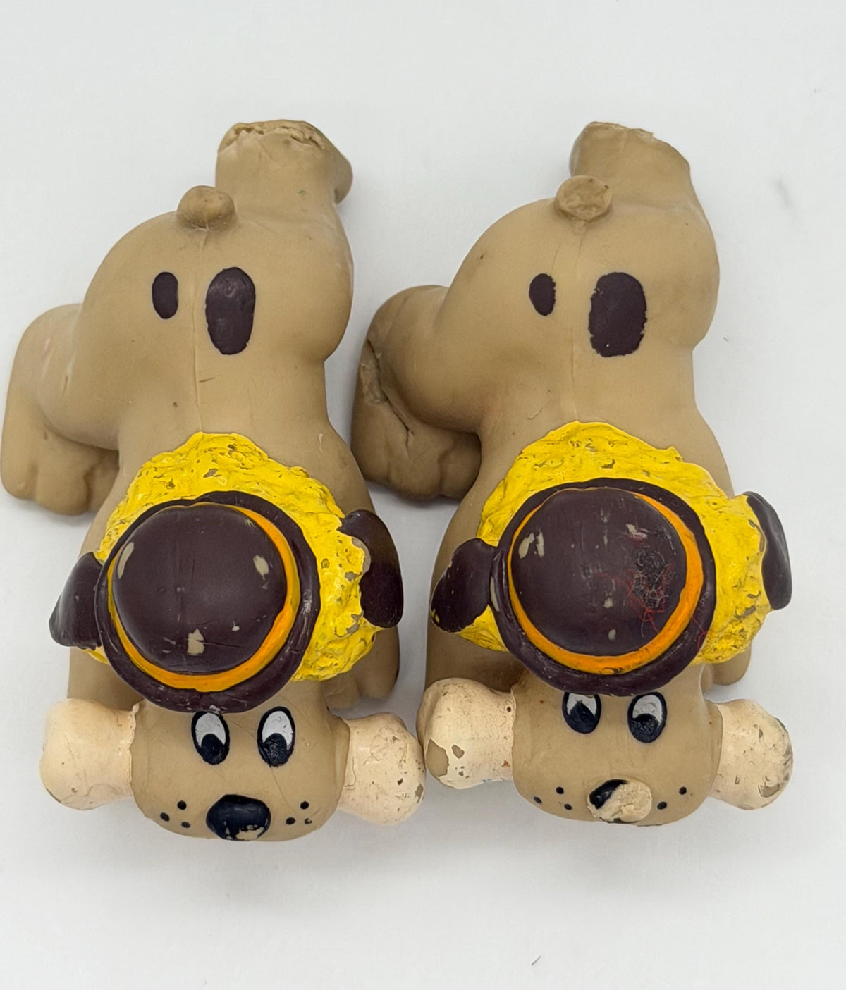 Vintage Tonka Pound Puppies Howler erasers set of 2