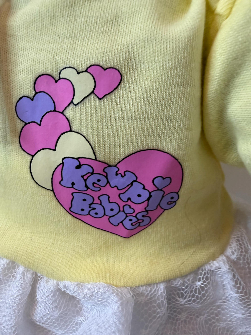 Adorable 1990s Rose Art Black Kewpie Babies anniversary  doll