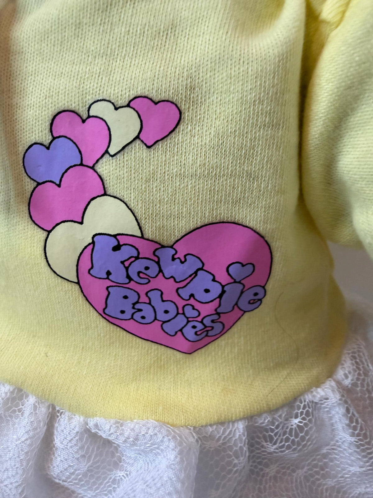 Adorable 1990s Rose Art Black Kewpie Babies anniversary  doll