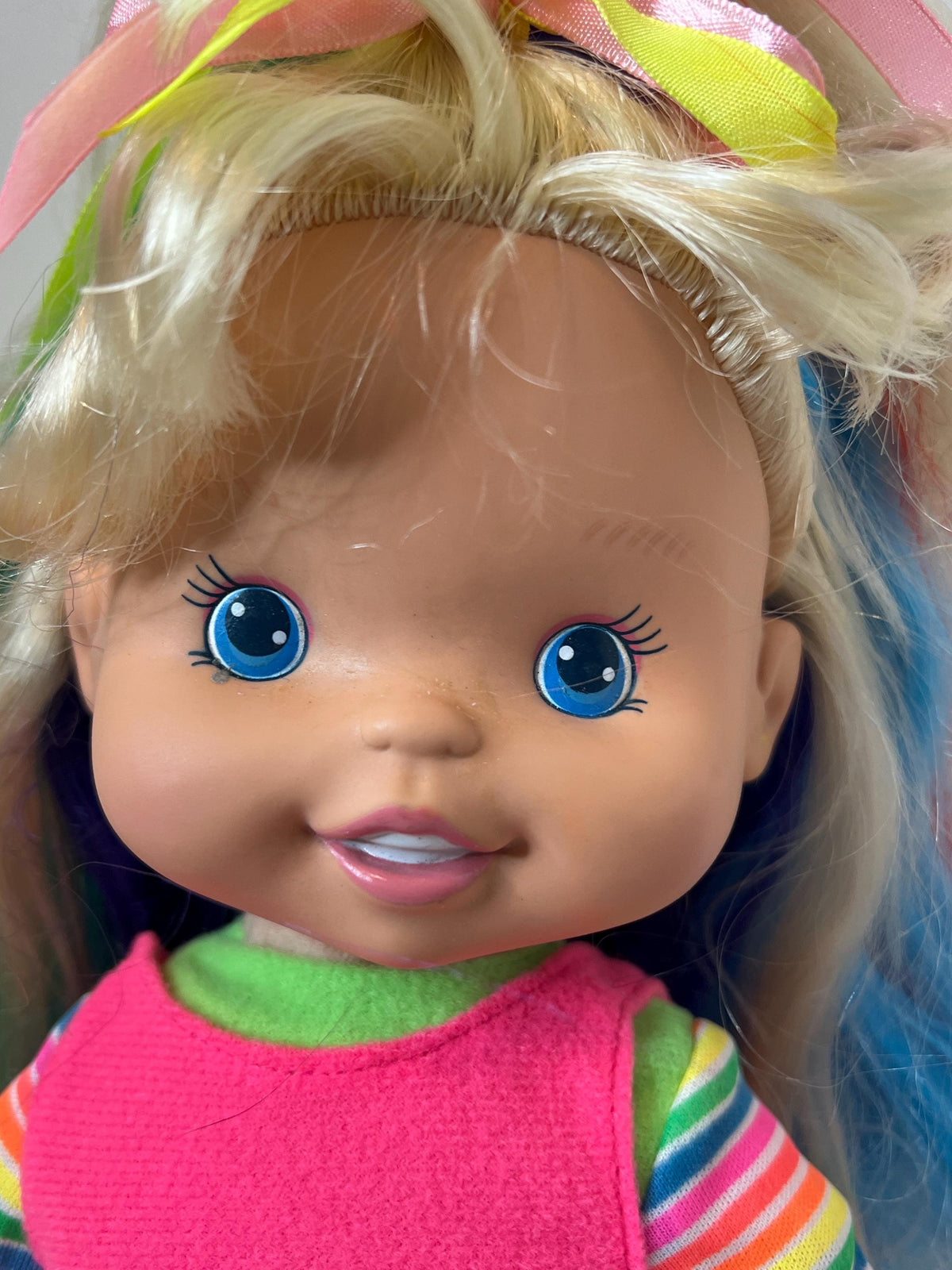 HTF 1990s 2nd Generation Rainbow Brite Color Crew  15” doll with box
