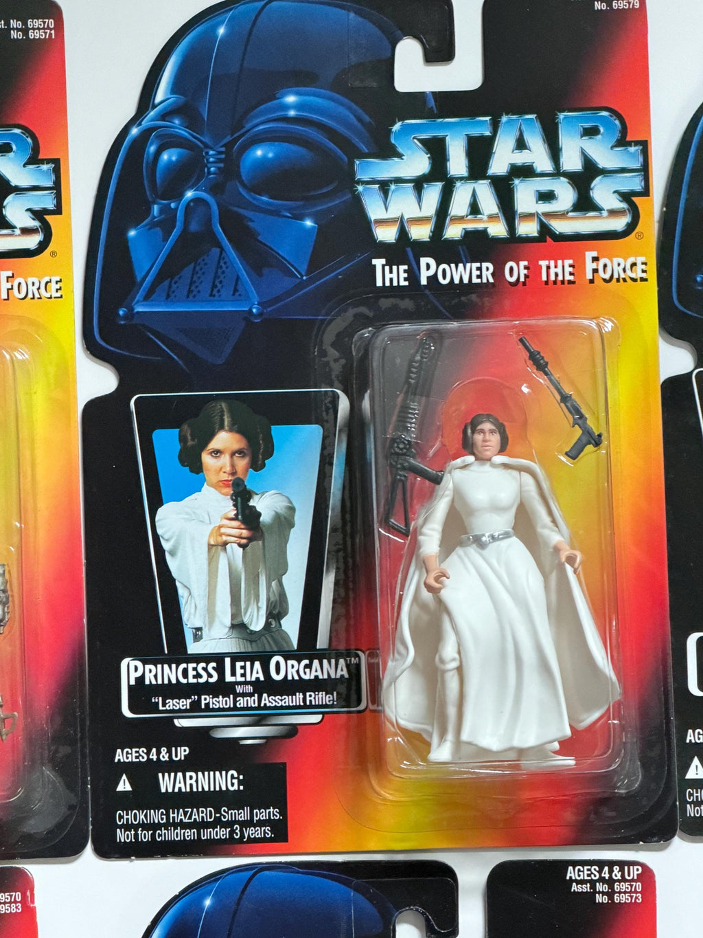 90s Kenner Star Wars Power of the Force set of 9 action figures on cards