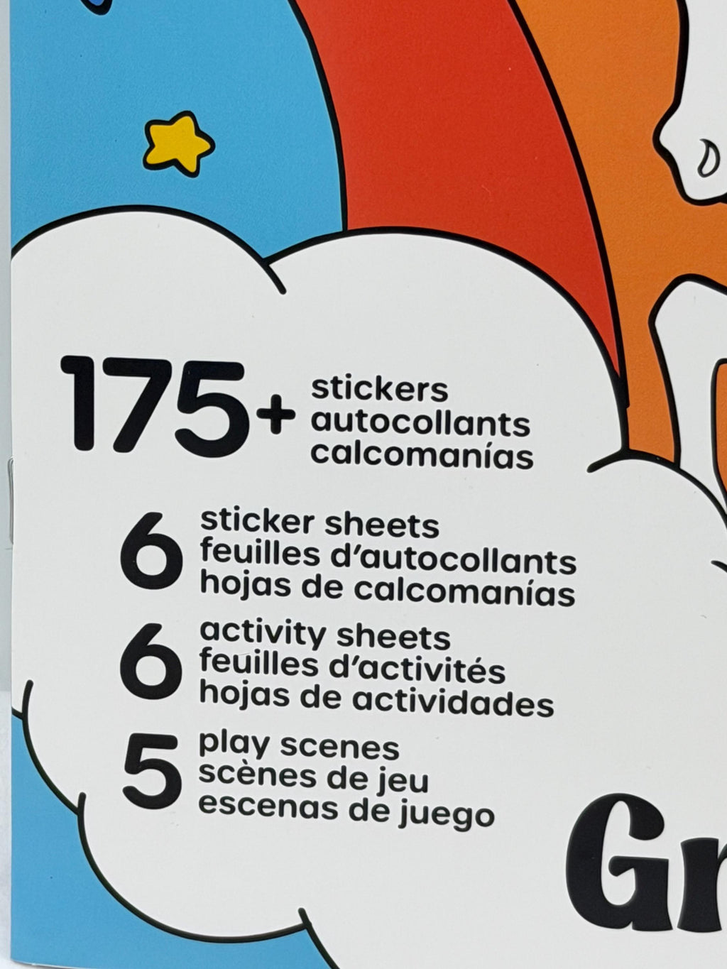 Rainbow Brite Grab n Go Sticker and activity  set