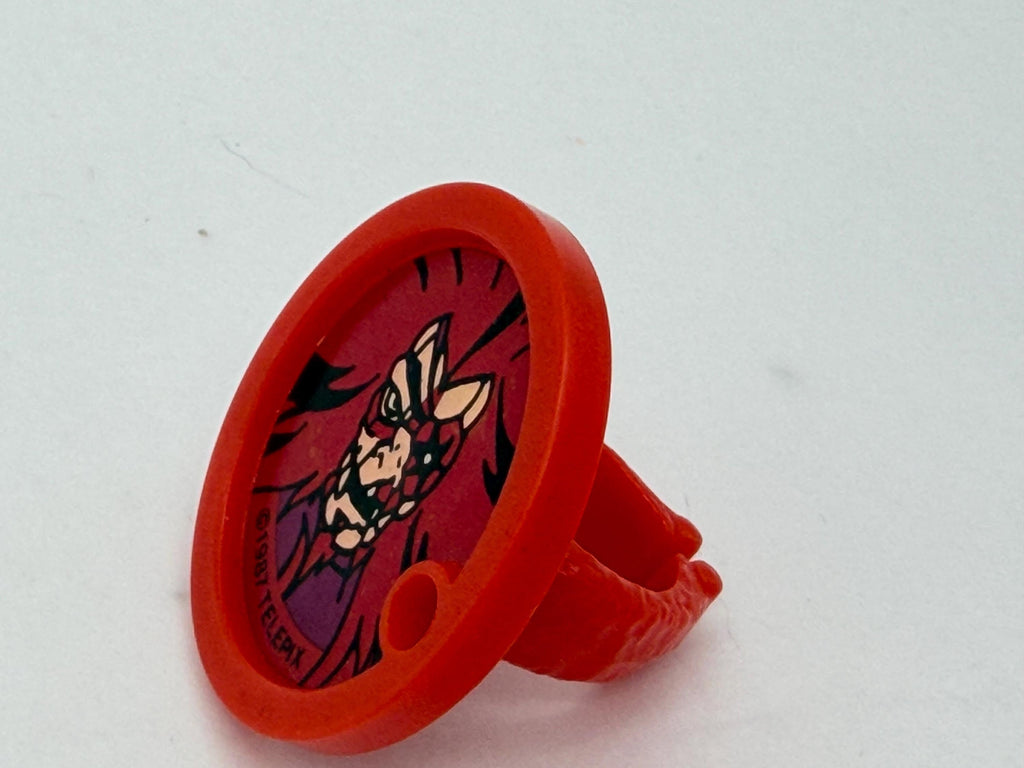 Vintage 1987 Telepix Silverhawks Monstar decoder ring