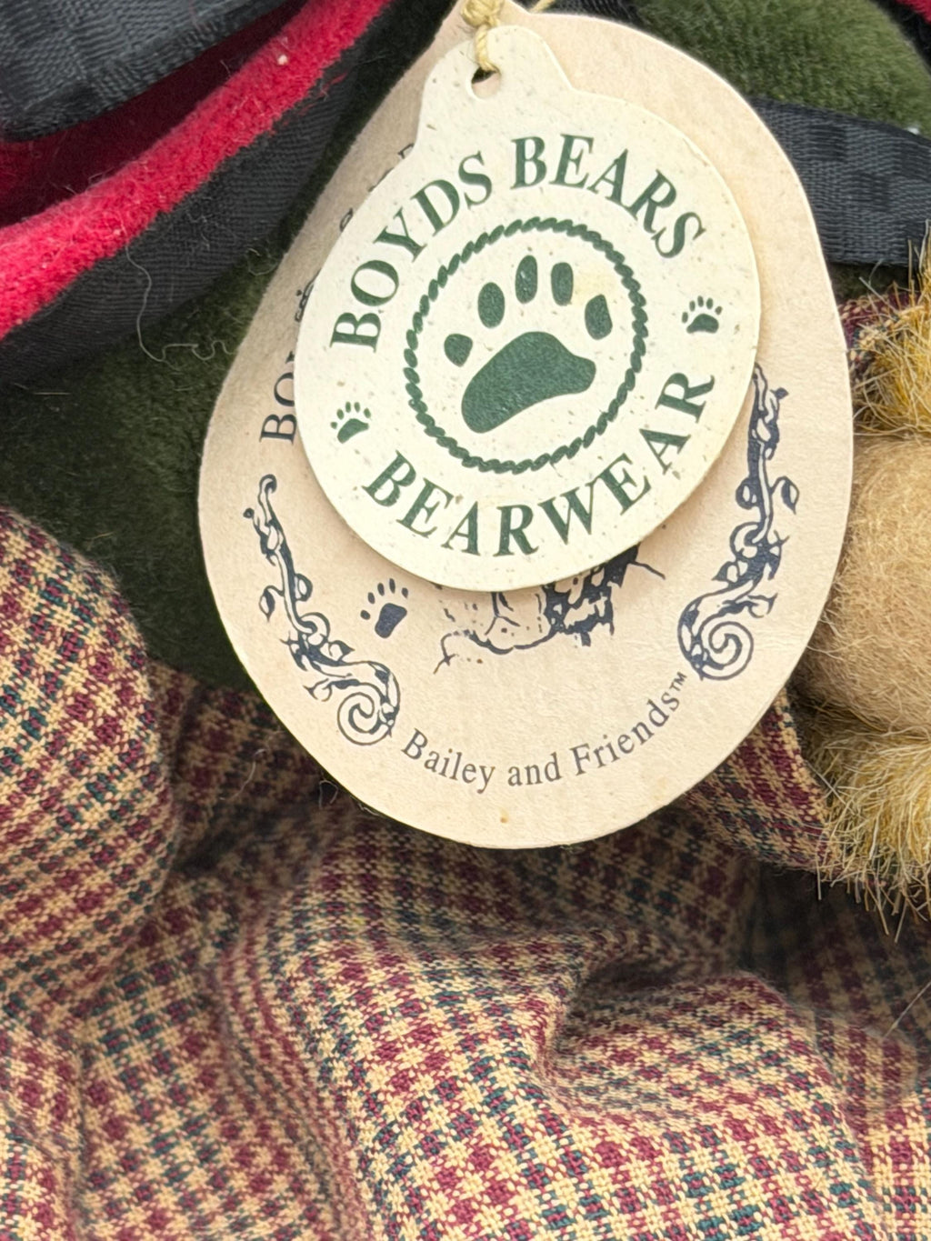 Boyd’s Bears Little Red Riding Hood Bailey Bear plush with tags
