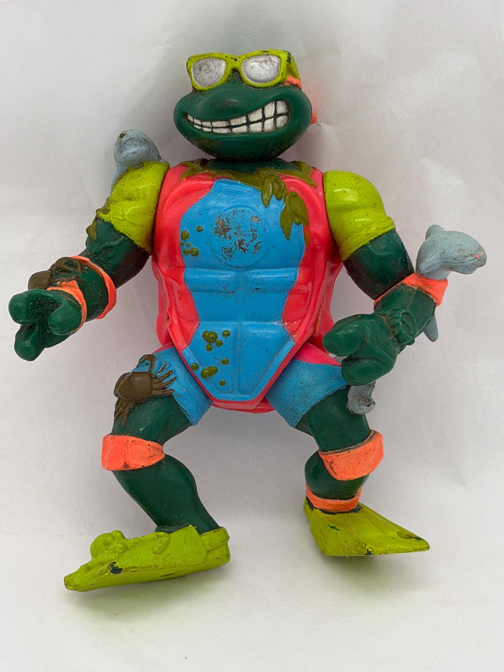 Vintage Teenage Mutant Ninja Turtles TMNT Playmates Sewer Surfer Mike  action figure