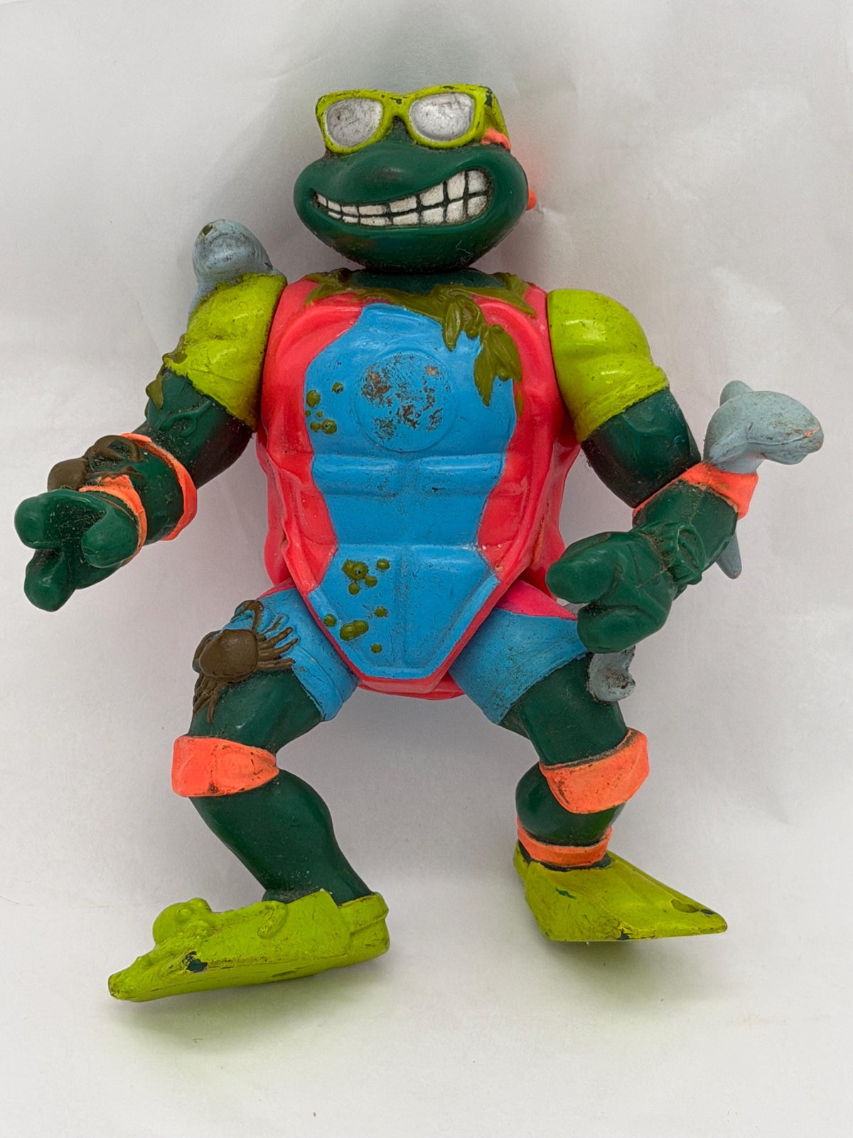 Vintage Teenage Mutant Ninja Turtles TMNT Playmates Sewer Surfer Mike  action figure