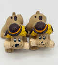 Vintage Tonka Pound Puppies Howler erasers set of 2