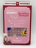 Strawberry Shortcake and Friends reversible  satin sleep / hair cap- adult size