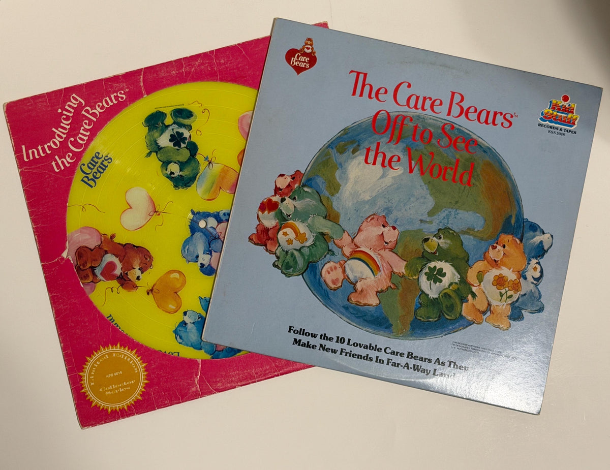 Vintage Care Bears Vinyl: Off To See the World + Picture Disc