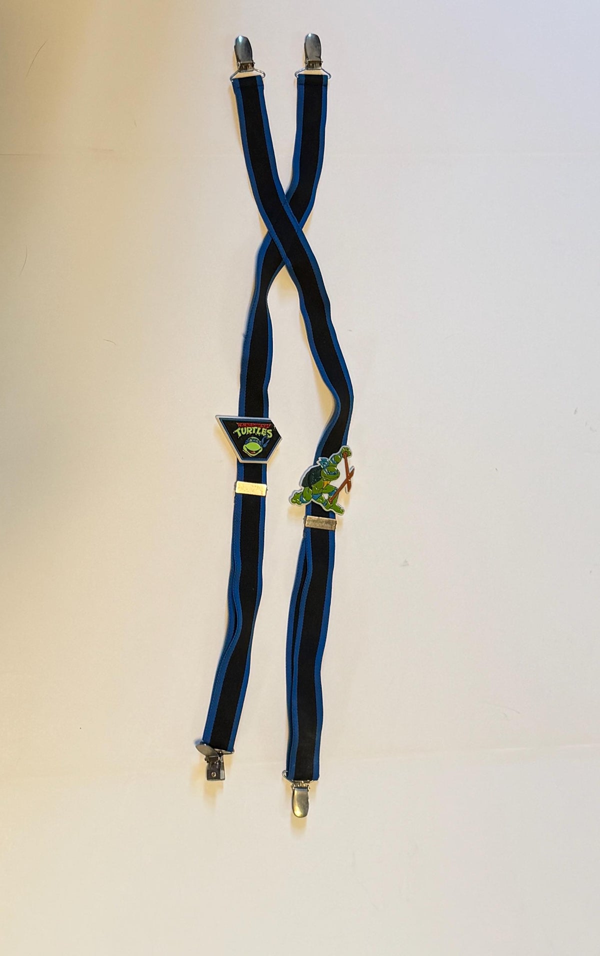 Vintage Teenage Mutant Ninja Turtles TMNT Leonardo child’s suspenders / braces - rare