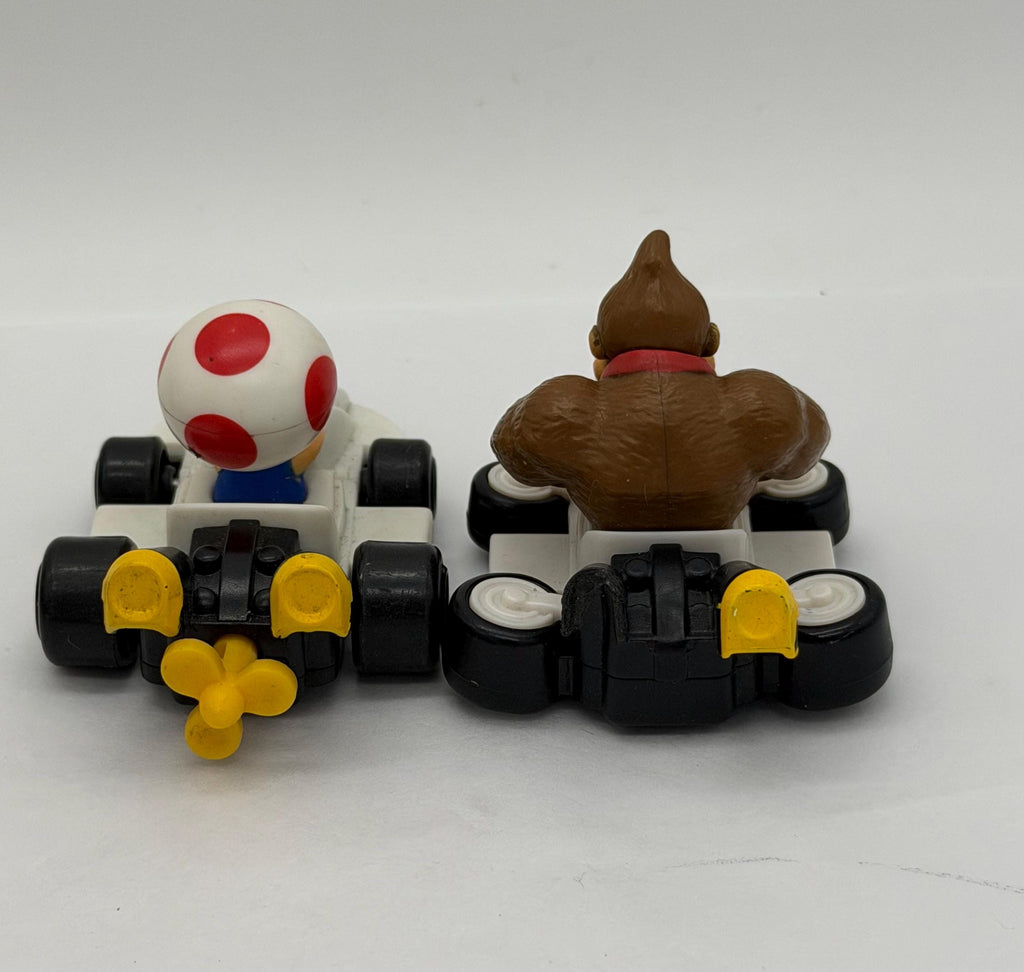 McDonald’s Happy Meal toy Nintendo Super MarioKart Toad and Donkey Kong racer cars