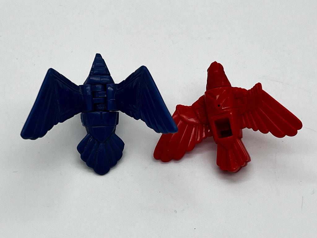 Vintage Kenner Silverhawks Stronghold and Mayday hawk figures