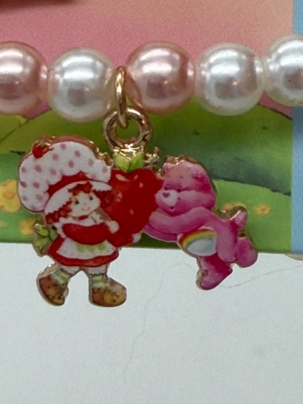 Strawberry Shortcake x Care Bears collab berry sweet charm bracelet set adult sized