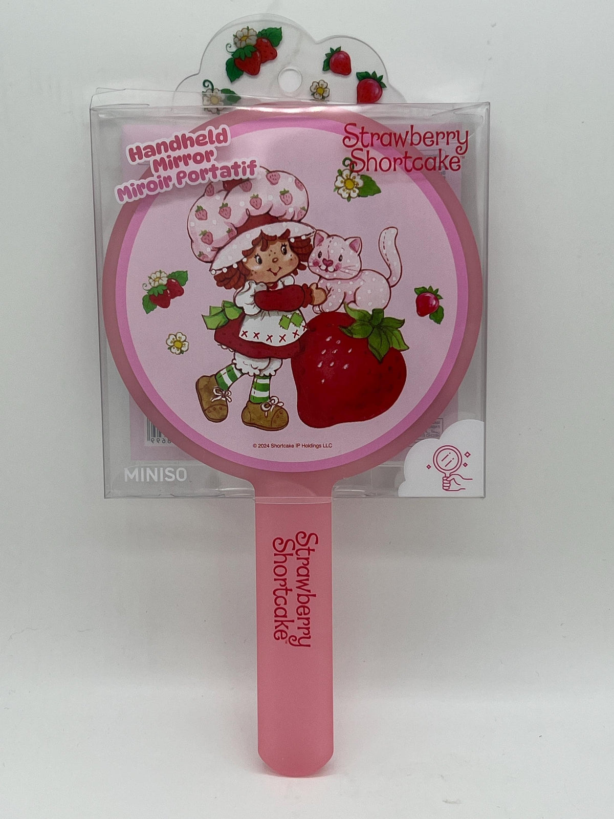 Strawberry Shortcake and Custard hand mirror