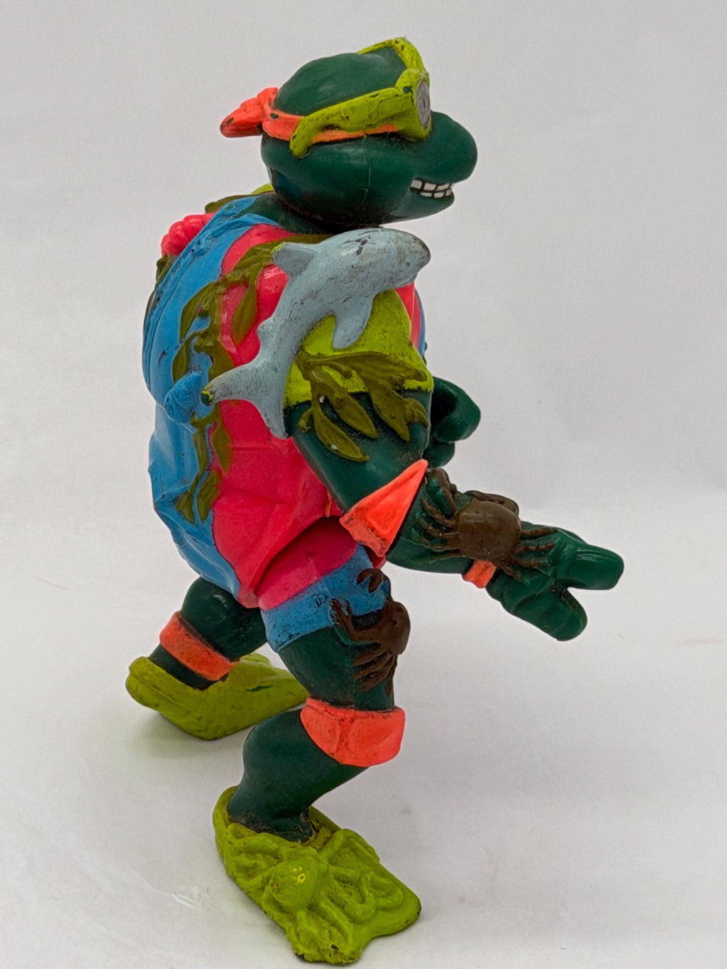 Vintage Teenage Mutant Ninja Turtles TMNT Playmates Sewer Surfer Mike  action figure