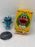 Sesame Street Cookie Monster Furr Fwenz flocked blind box figure and stand