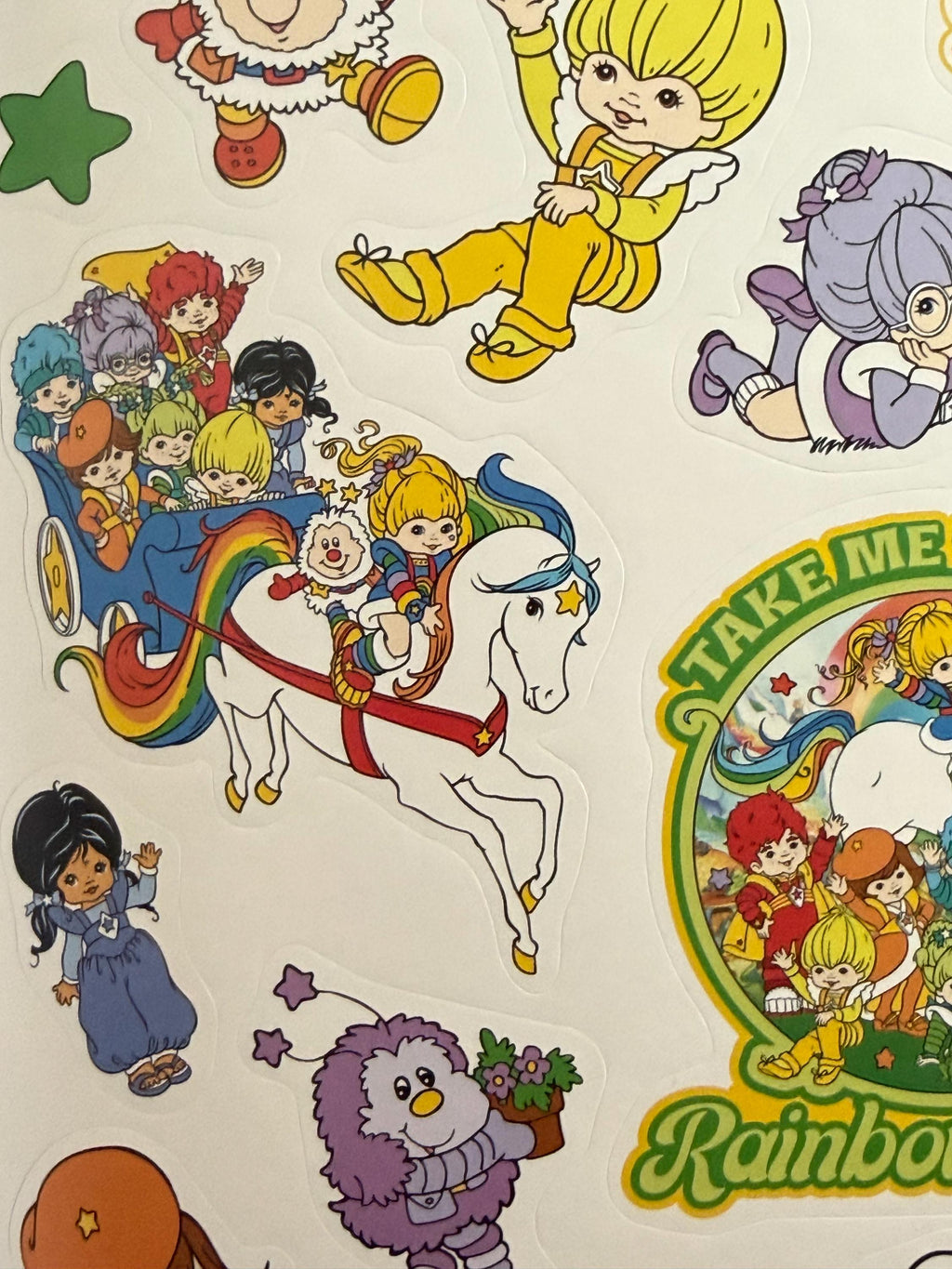 Rainbow Brite Grab n Go Sticker and activity  set