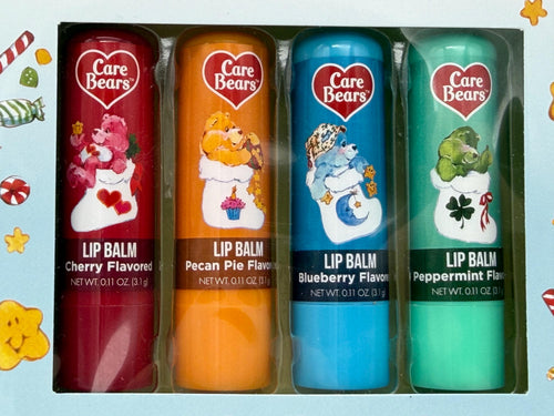 Care Bears desert flavored large size lip balms set of 4