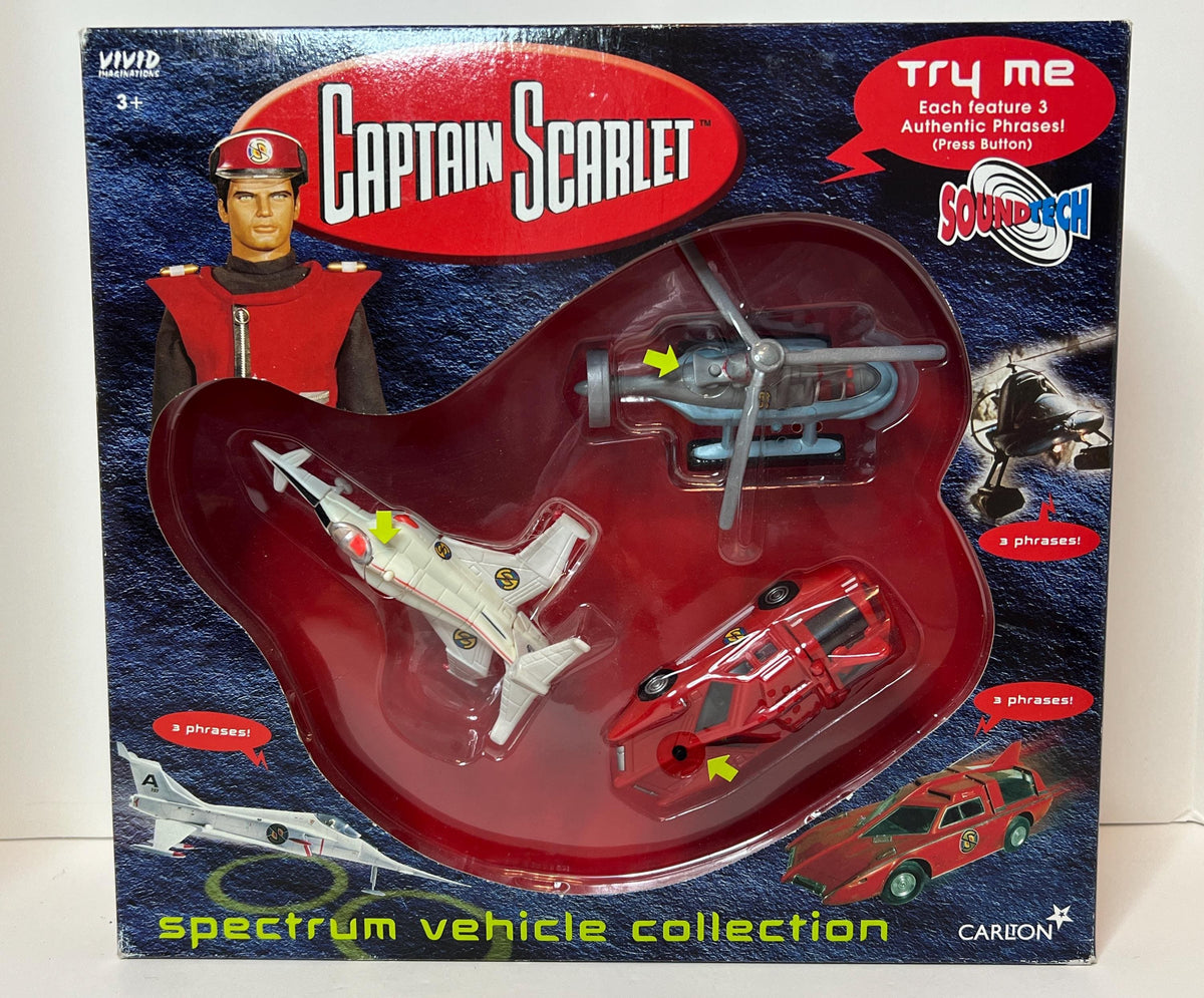 UK Captain Scarlett Spectrum Vehicle collection - boxed