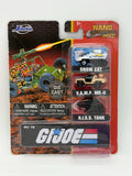 Jada Nano Hollywood Rides GI Joe mini die cast vehicles on card