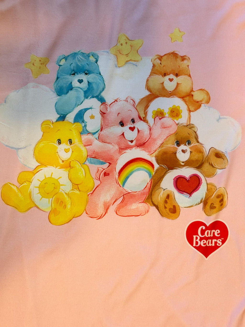 New Care Bears pink sleep/ lounge shirt ladies size L