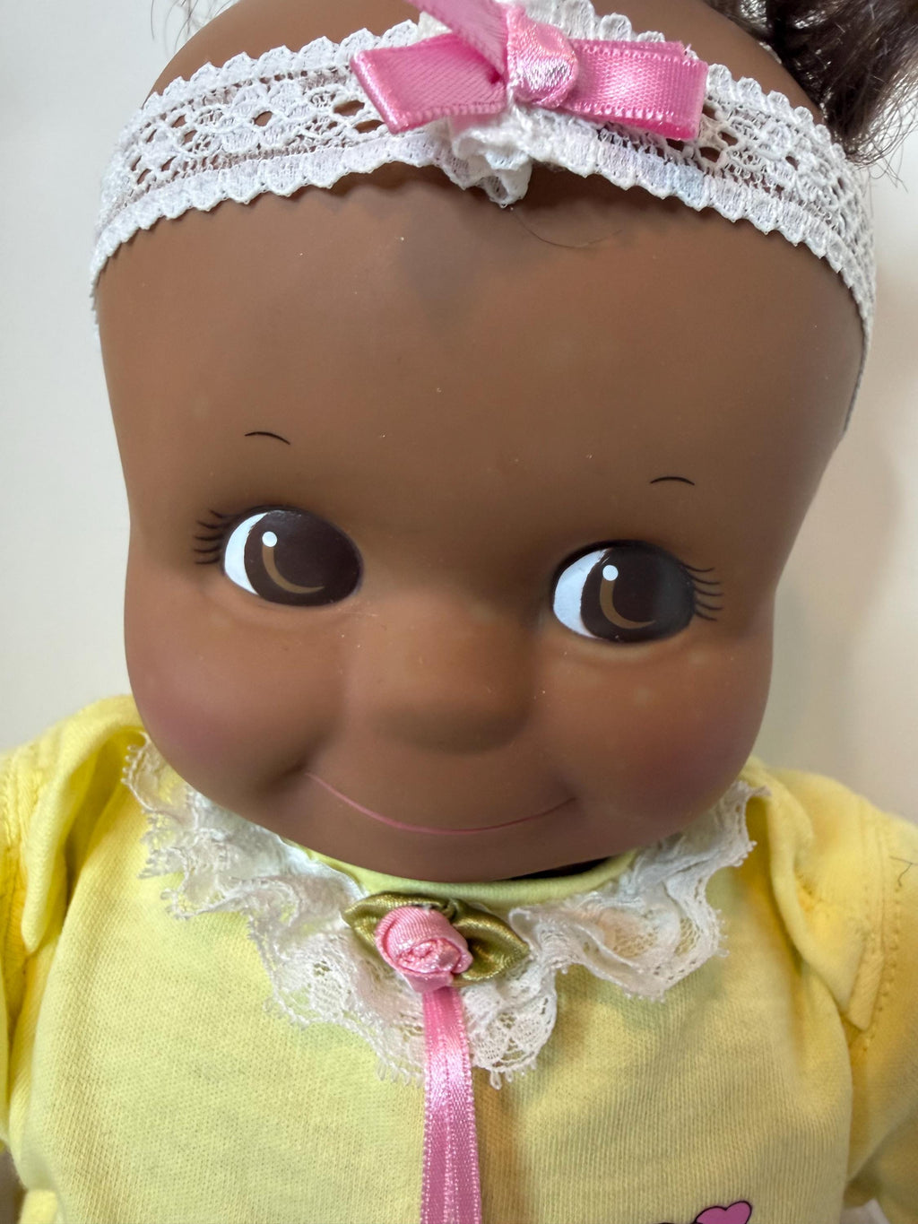 Adorable 1990s Rose Art Black Kewpie Babies anniversary  doll