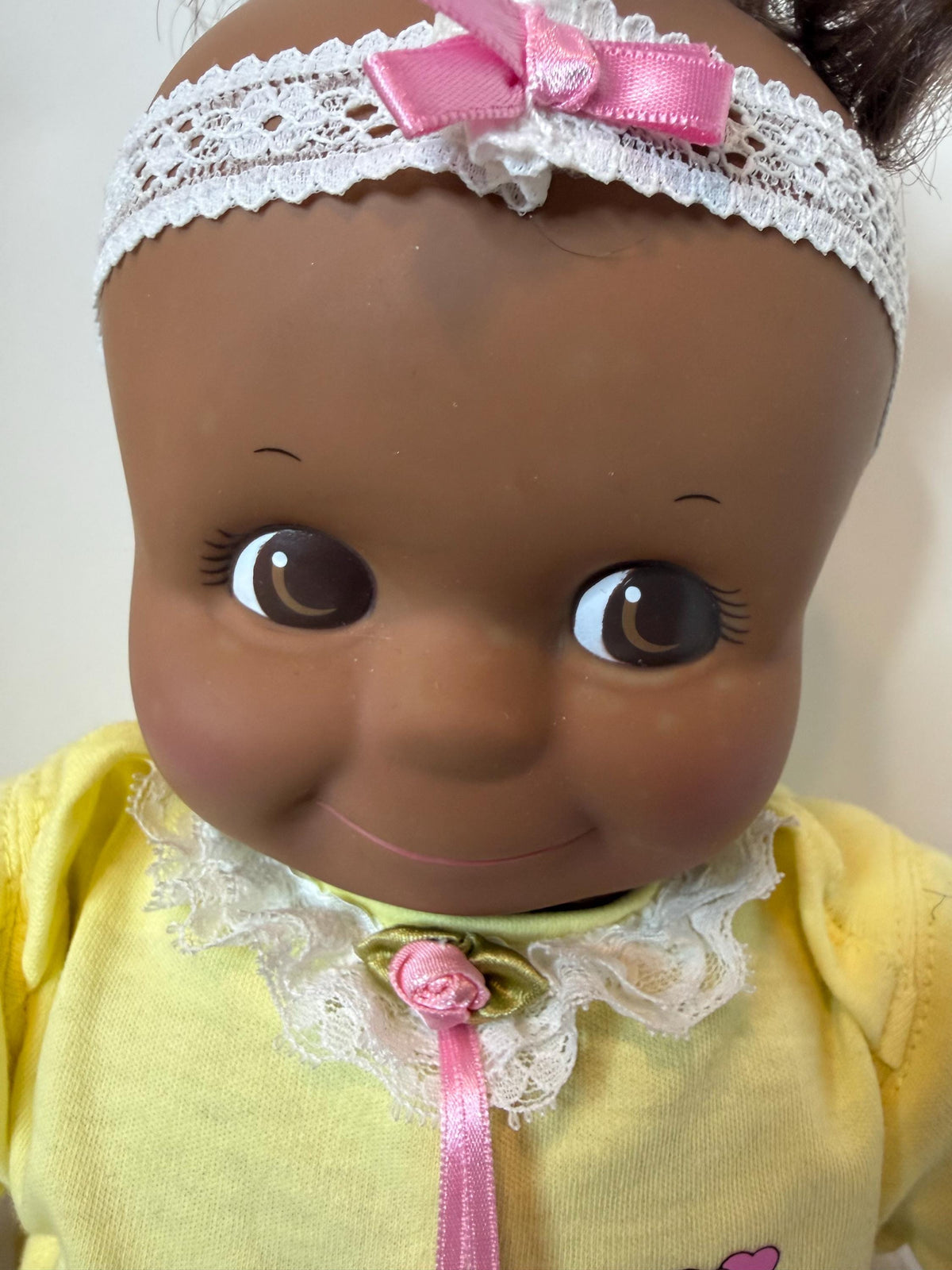 Adorable 1990s Rose Art Black Kewpie Babies anniversary  doll