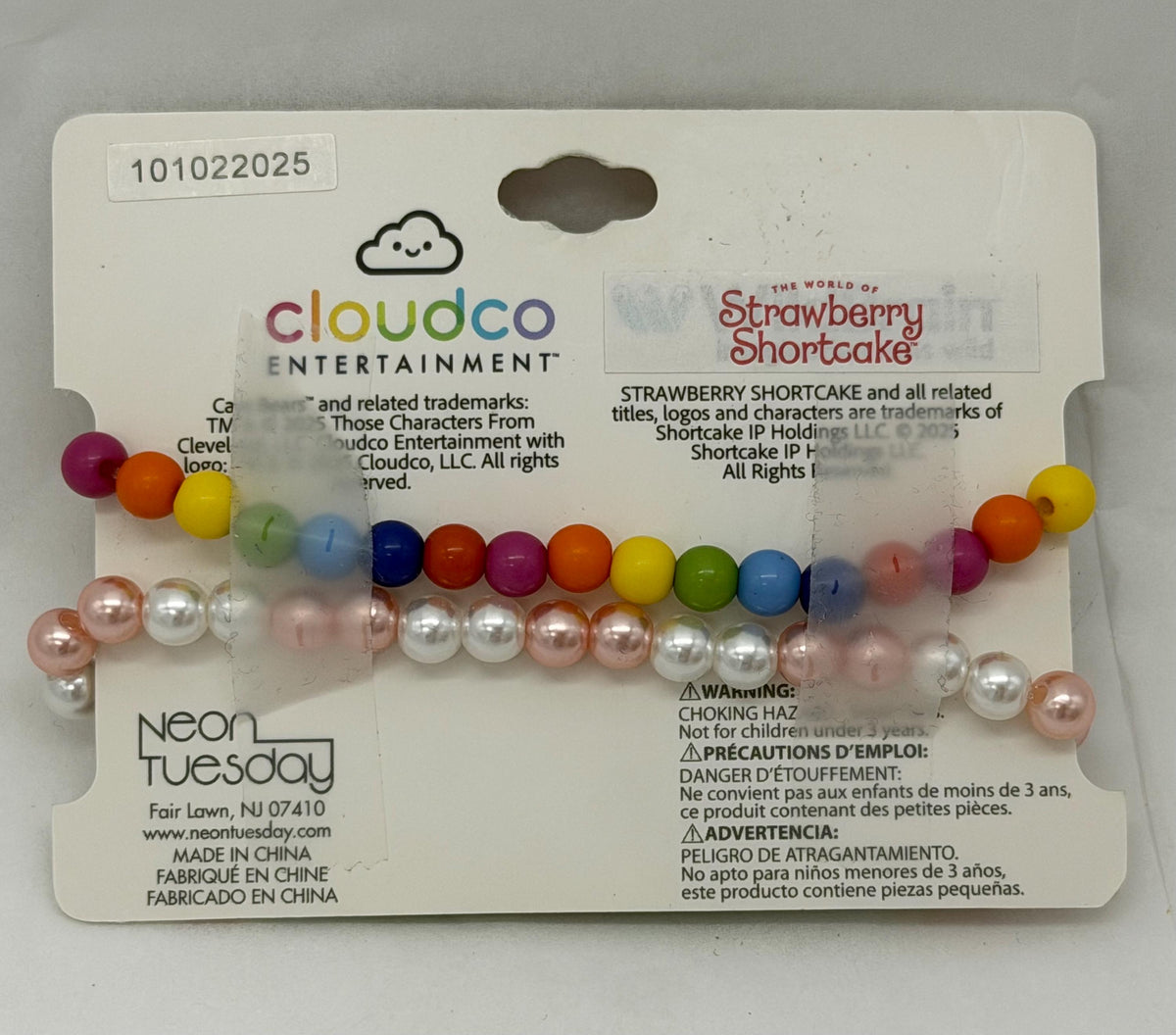Strawberry Shortcake x Care Bears collab berry sweet charm bracelet set adult sized