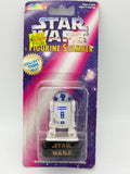 Vintage 90s Rose Art R2D2 Star Wars figural ink stamp on card