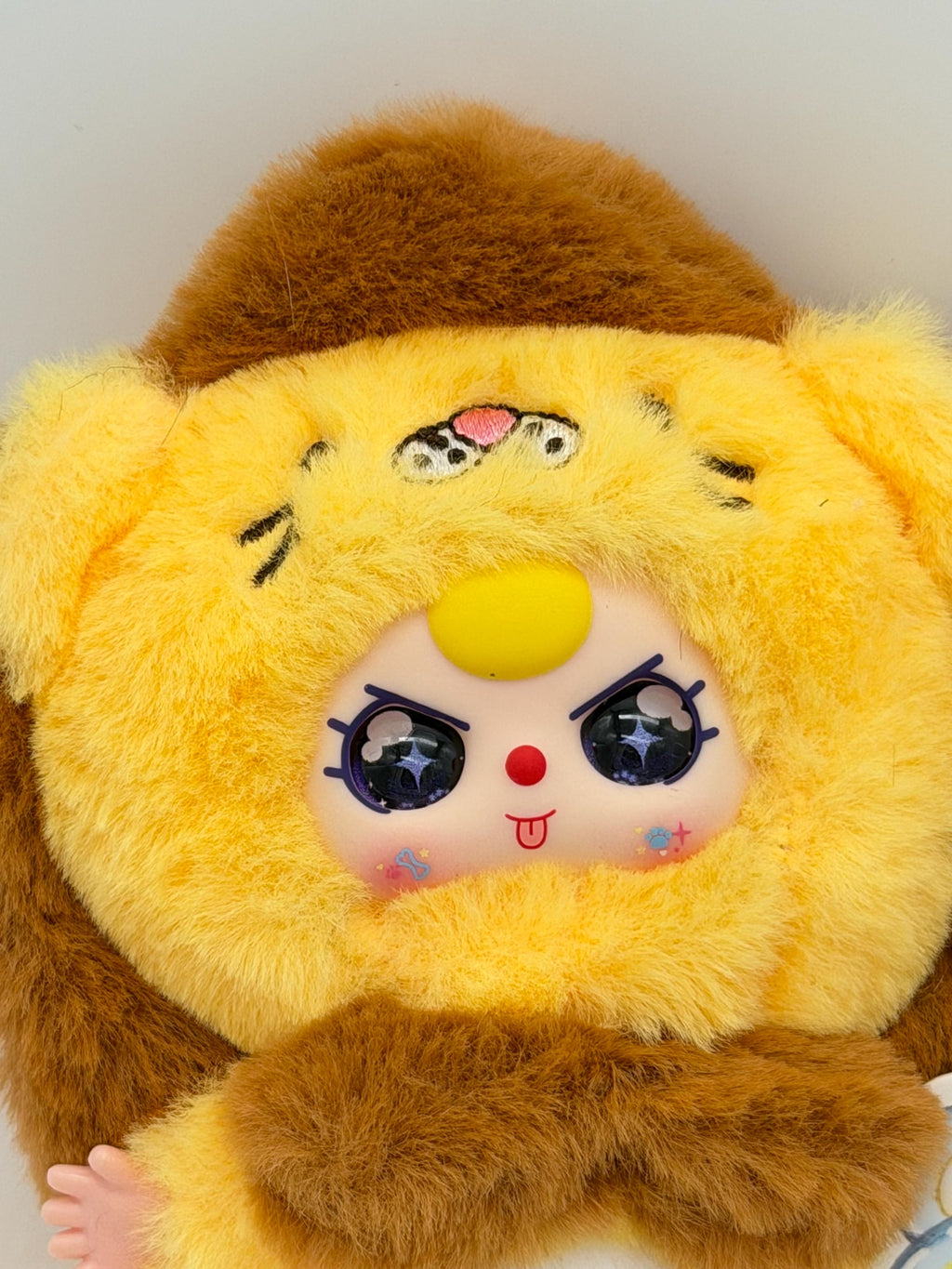 Baby Three Mini Animal World blind box vinyl faced plush hanger