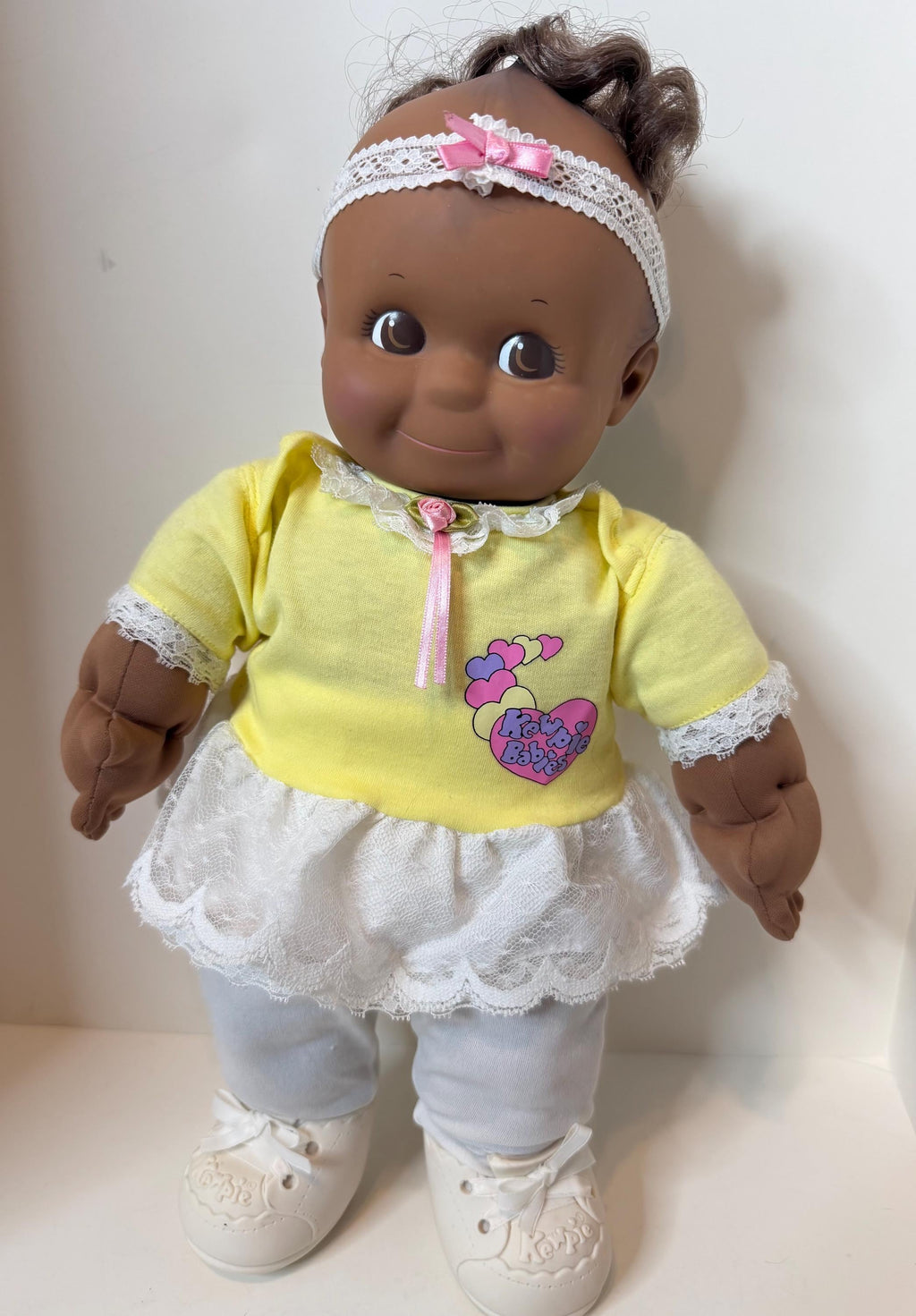 Adorable 1990s Rose Art Black Kewpie Babies anniversary  doll