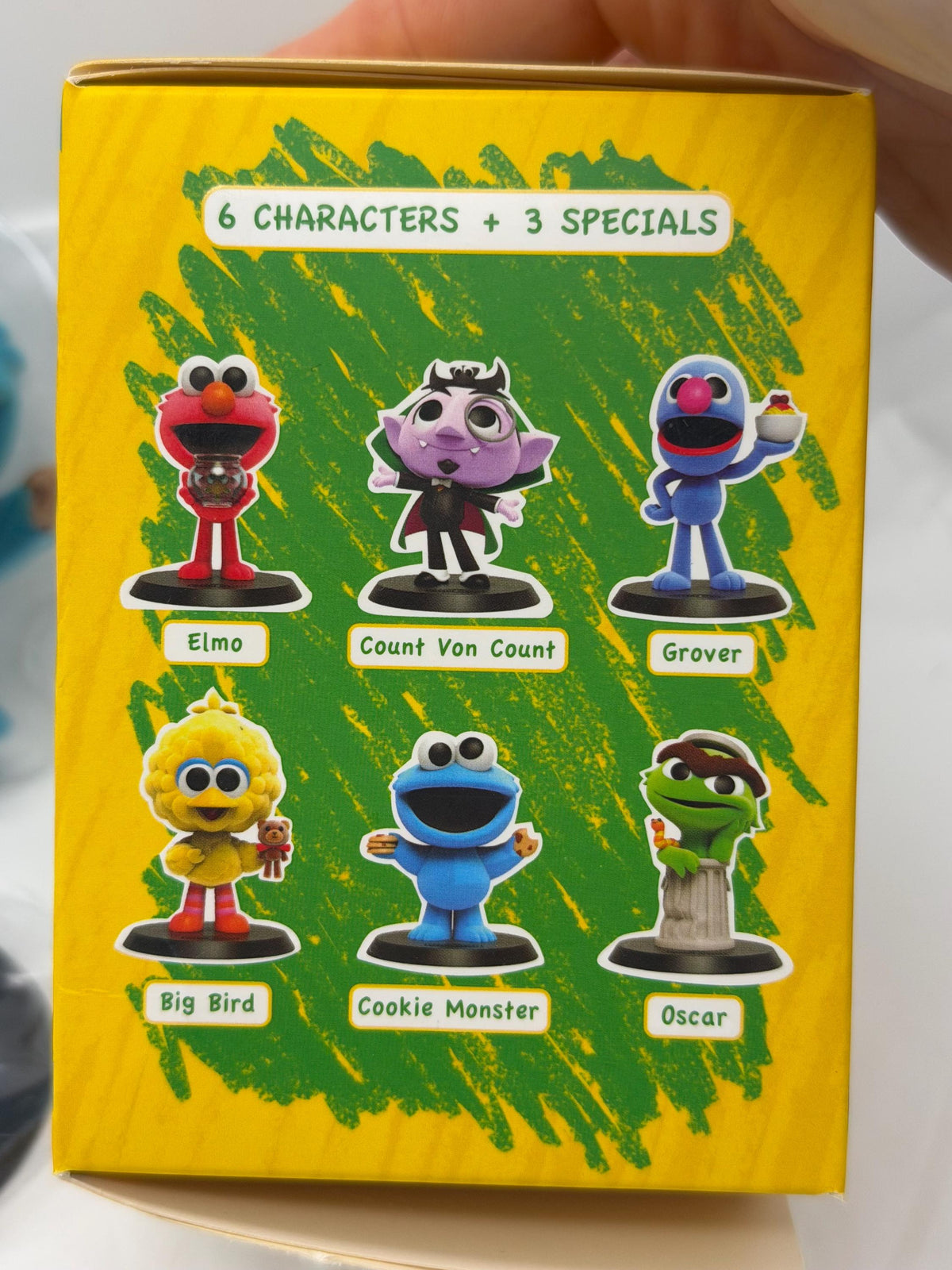 Sesame Street Cookie Monster Furr Fwenz flocked blind box figure and stand