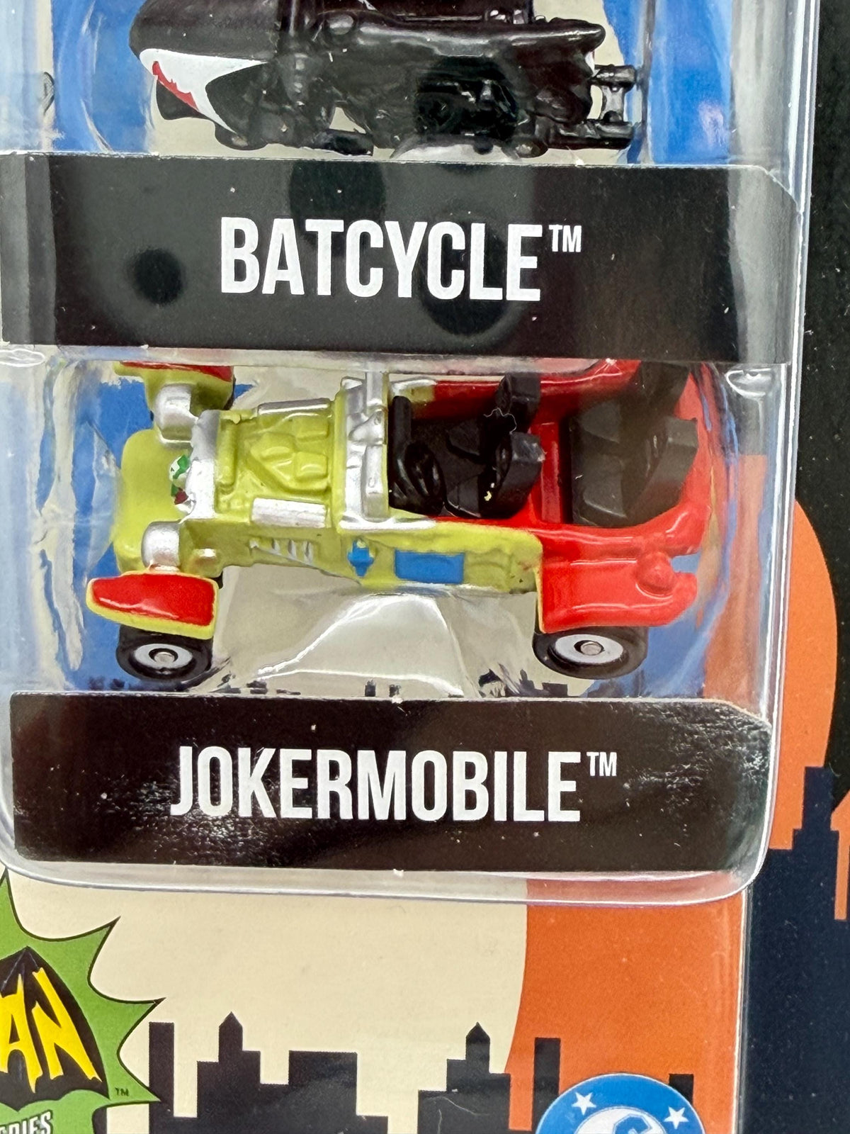 Jada Nano Hollywood Rides classic Batman mini die cast vehicles on card