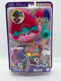 Polly Pocket x Trolls playset with Poppy and Branch