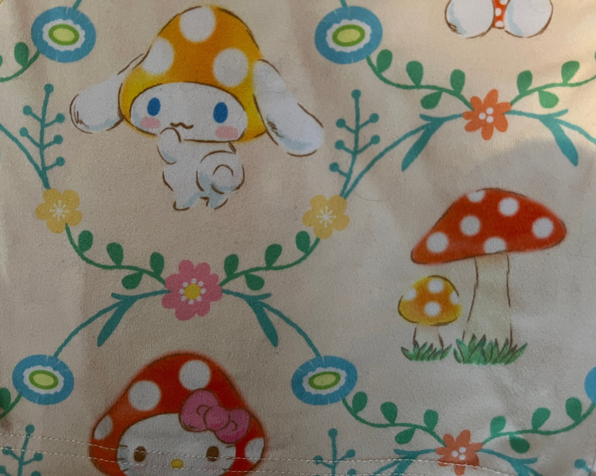Sanrio Hello Kitty Mushroom pattern sleep pants Ladies size L