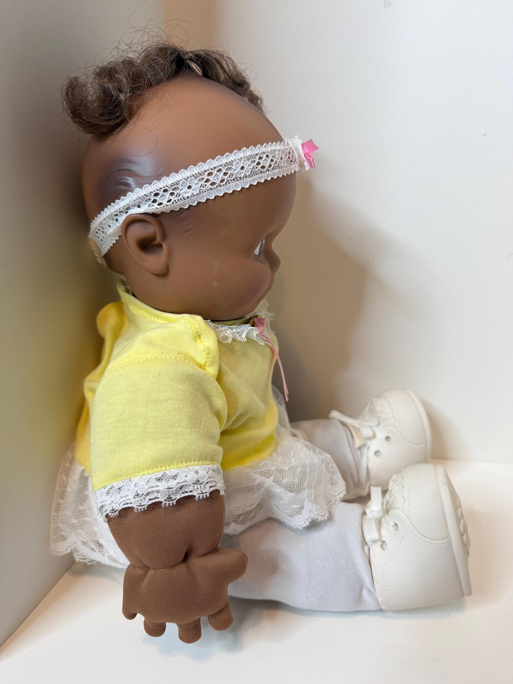 Adorable 1990s Rose Art Black Kewpie Babies anniversary  doll