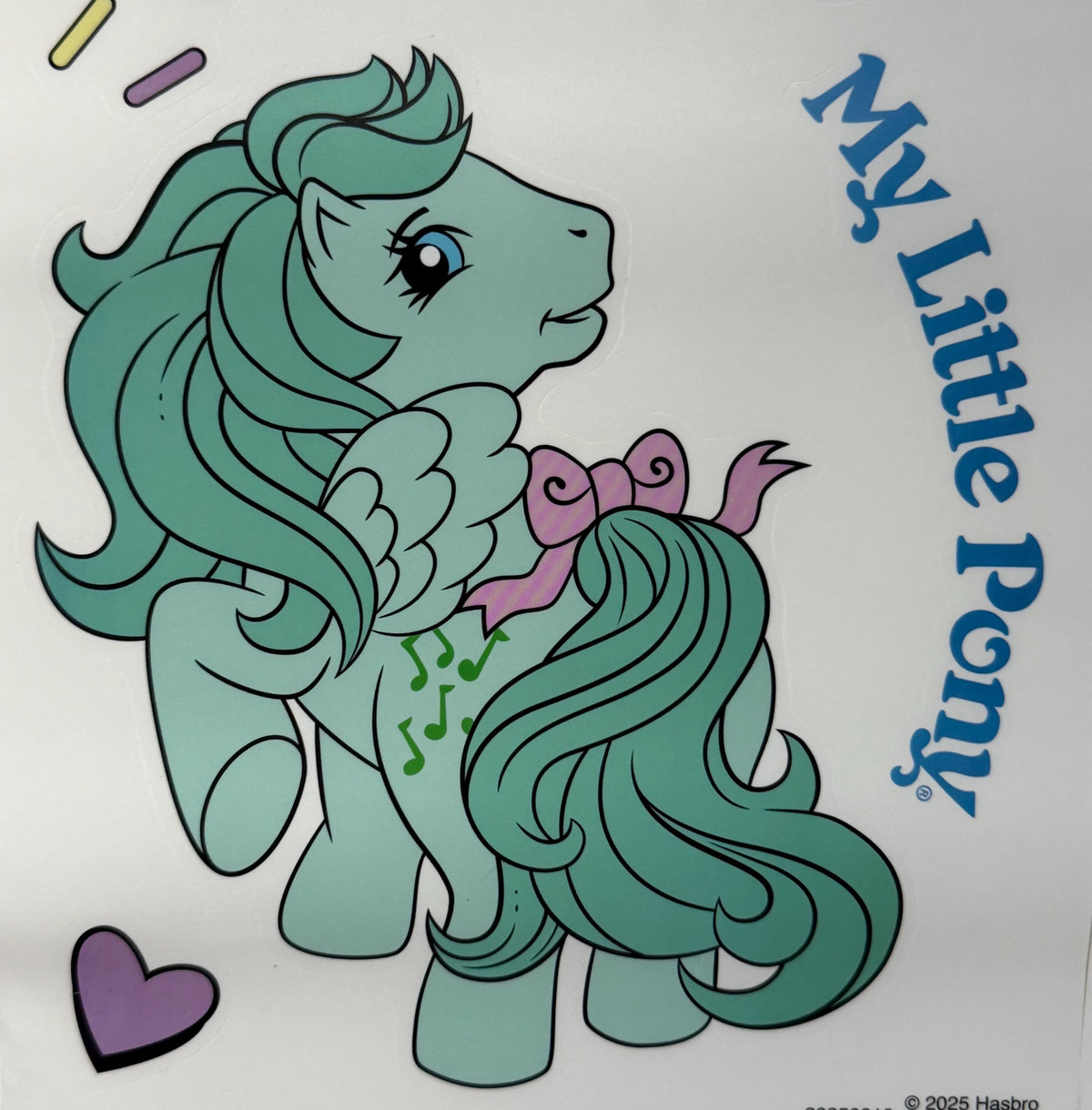 New My Little Pony  retro design wall clings for home decoration
