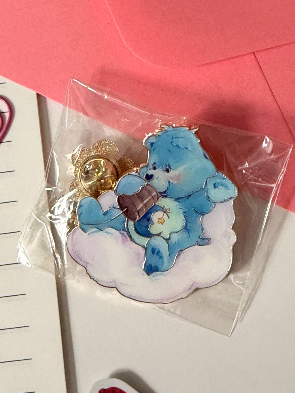 Care Bears / Sanrio Rad Pack! cute stationary set with stickers