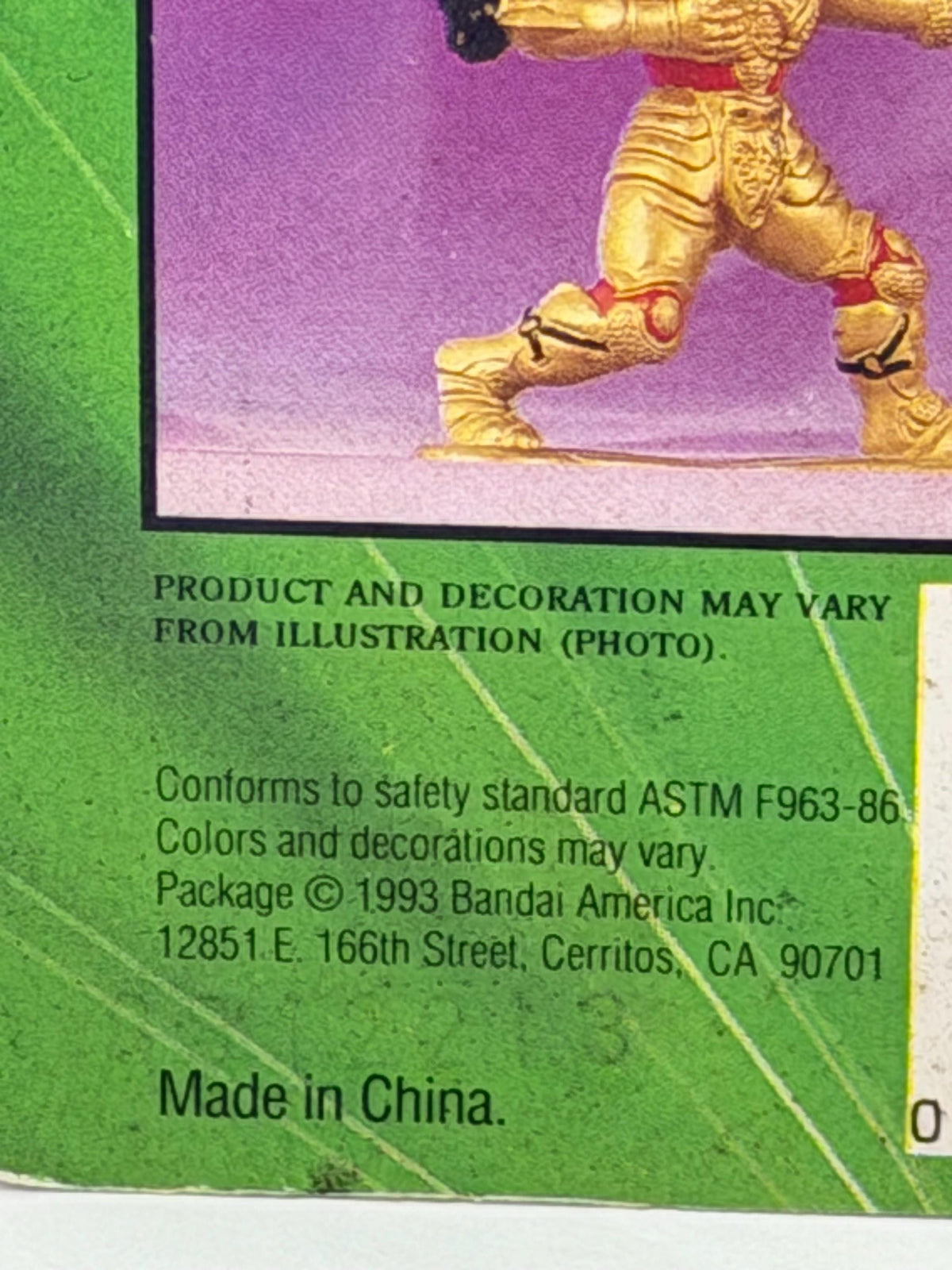 Vintage 90s Ban Dai Power Rangers mini figure Alpha 5