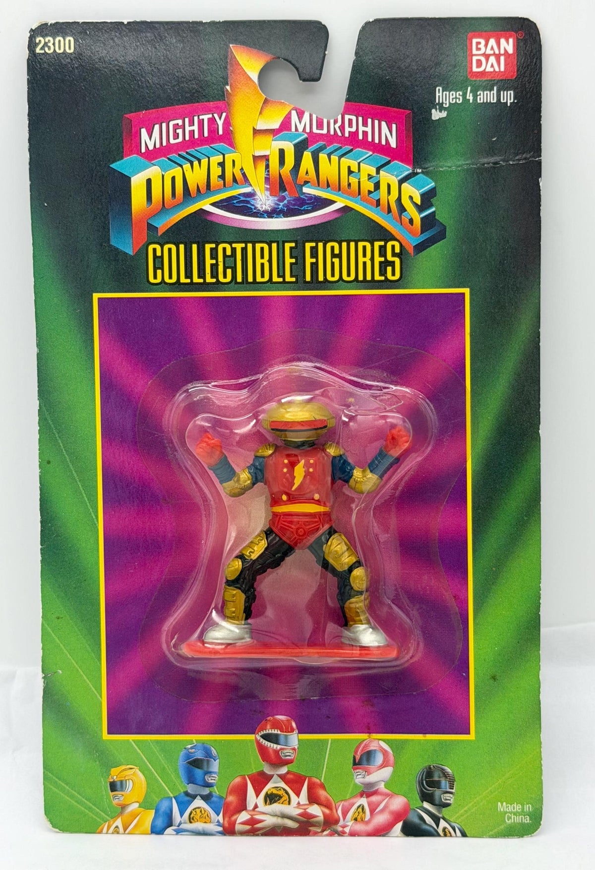 Vintage 90s Ban Dai Power Rangers mini figure Alpha 5
