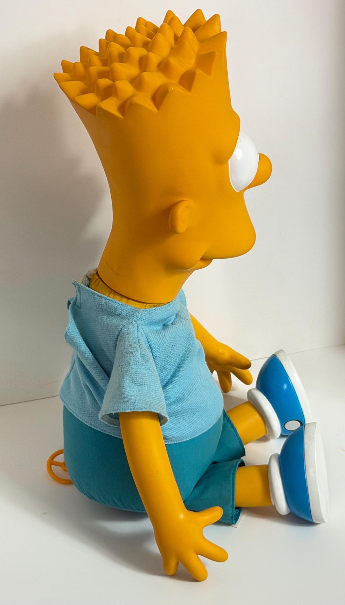 Vintage 1990 Bart Simpsons large  ring pull doll